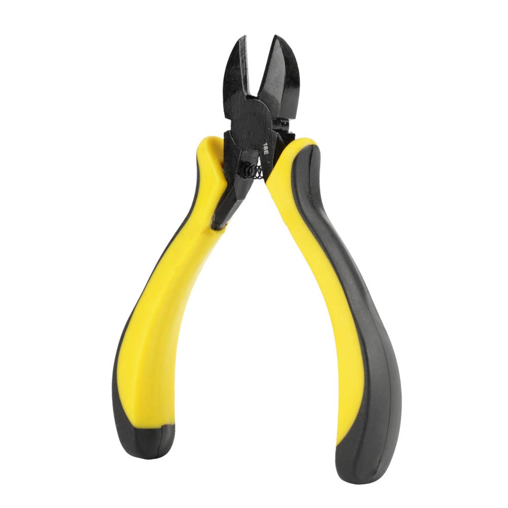 Zestaw profesjonalnych szczypiec kombinowanych DIY do napraw, szczypce boczne do kabli, szczypce do cięcia bocznego, narzędzie naprawcze 125 mm z miękkimi uchwytami