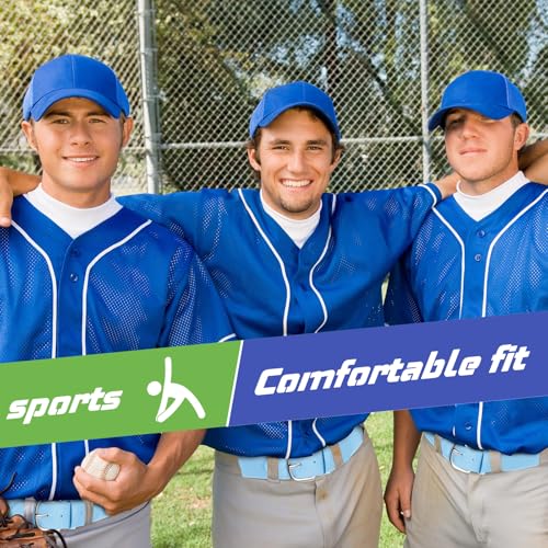 Image of Hercicy 12 Pcs Baseball Belts Softball Belts Bulk for Adult and Youth Adjustable