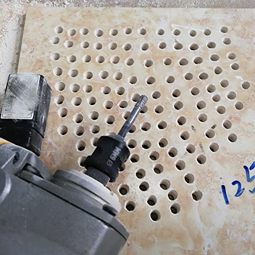 Broca sierra de diamante 6mm con rosca M14 para cerámica miniatura 5