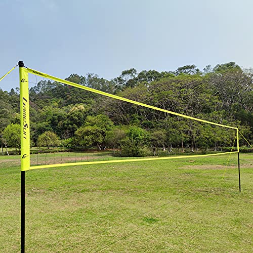 Portable Volleyball Net Set System Portable Volleyball Set For Backyard With Professional Volleyball Net, Wrap Yarn Volleyball And Pump, Boundary Line, Carry Bag #TOP3