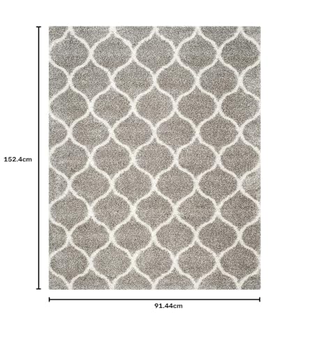 Image of Carpet for Living Room 3x5 feet Anti Skid Rug Colour L Grey