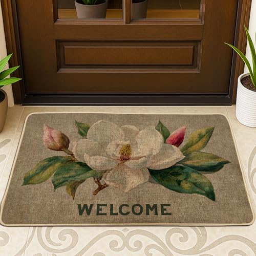 Elegant White Magnolia 29x17 Inch