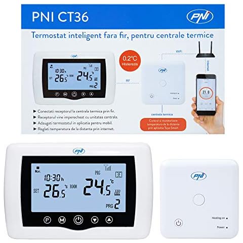 PNI CT36 Wireless Smart Thermostat with App Control Cover