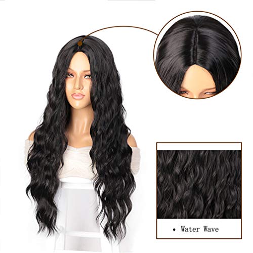 Perruque synthétique cheveux longs pour masquer la perte de volume capillaire - 4