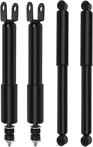 AUTOMUTO Amortiguadores delanteros y traseros aptos para 2002-06 para Avalanche 1500,99-07 para Chevy Silverado 1500/para GMC Sierra 1500,00-06