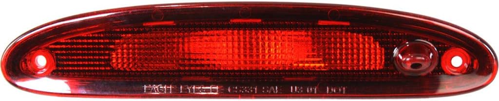 For Dodge Caravan/Grand Caravan Third Brake Light 2001-2007 | Hight Mount Stop Lamp | Red Lens | CH2890102 | 4857214AA