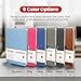 Promot Ruled Journal Notebook - A5 Pink 192 Lined Pages 8.2 x 5.5 Inch - Hardcover Leather Notebook for Writing - 100 GSM Thick Paper, PU Leather, Pen Loop, Inner Pocket, Elastic Band