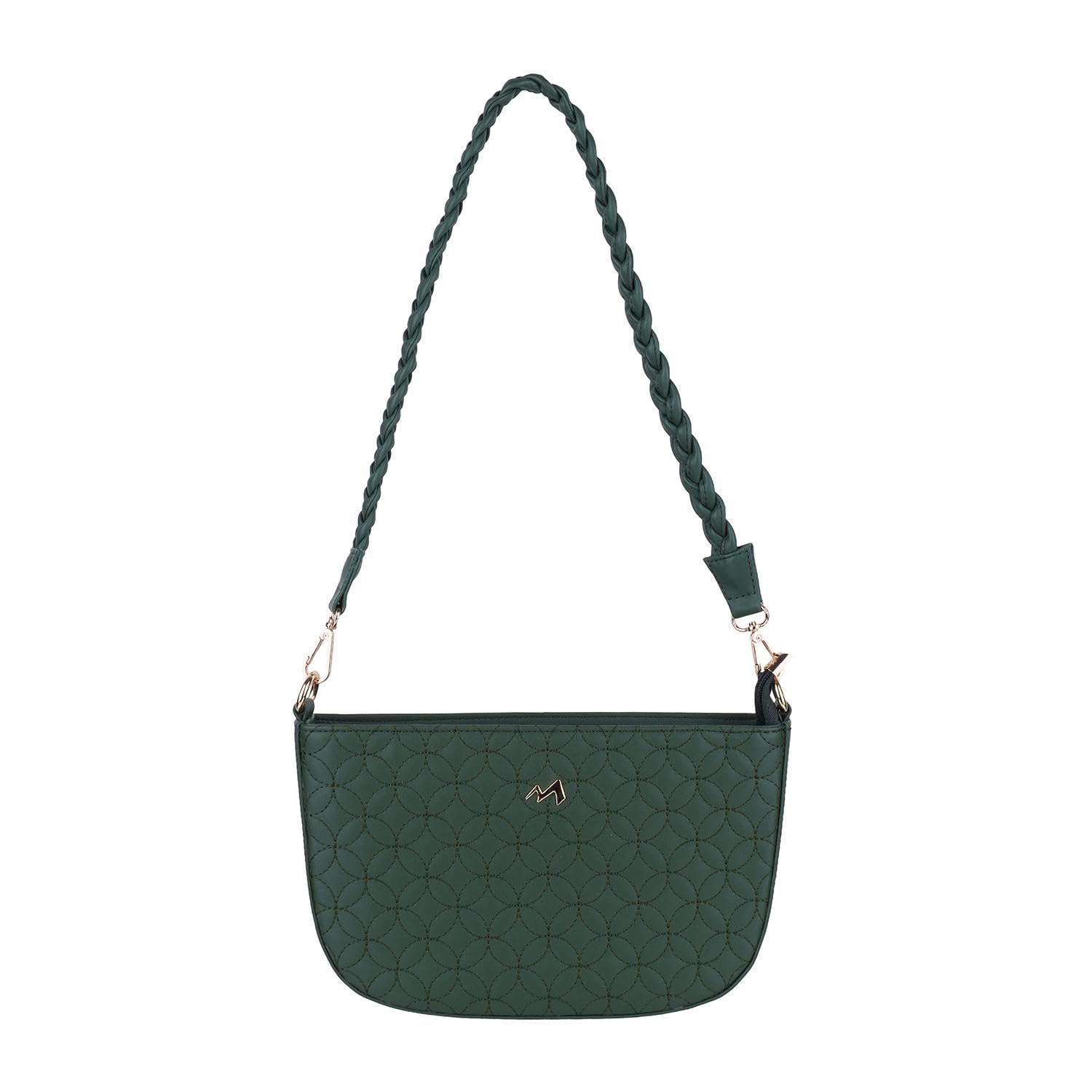Faux Leather Premium Zipper Casual Sling Bag For Women-image-45