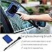florailune 10pcs Car Windshield Cleaning Tool, Windshield Cleaner with 5 Washable and Reusable Microfiber Pads and Extendable Handle, for Auto Glass Wiper (Bule（10pcs）)