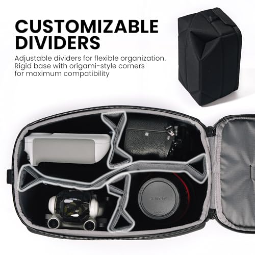 Image of NANUK N-PVD Messenger Bag for Camera and Drone, Black - 15L