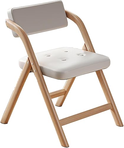 Sillas plegables acolchadas, silla de comedor cómoda para el hogar, sillas adicionales portátiles duraderas con cojín para cocina, boda, fiesta (A)