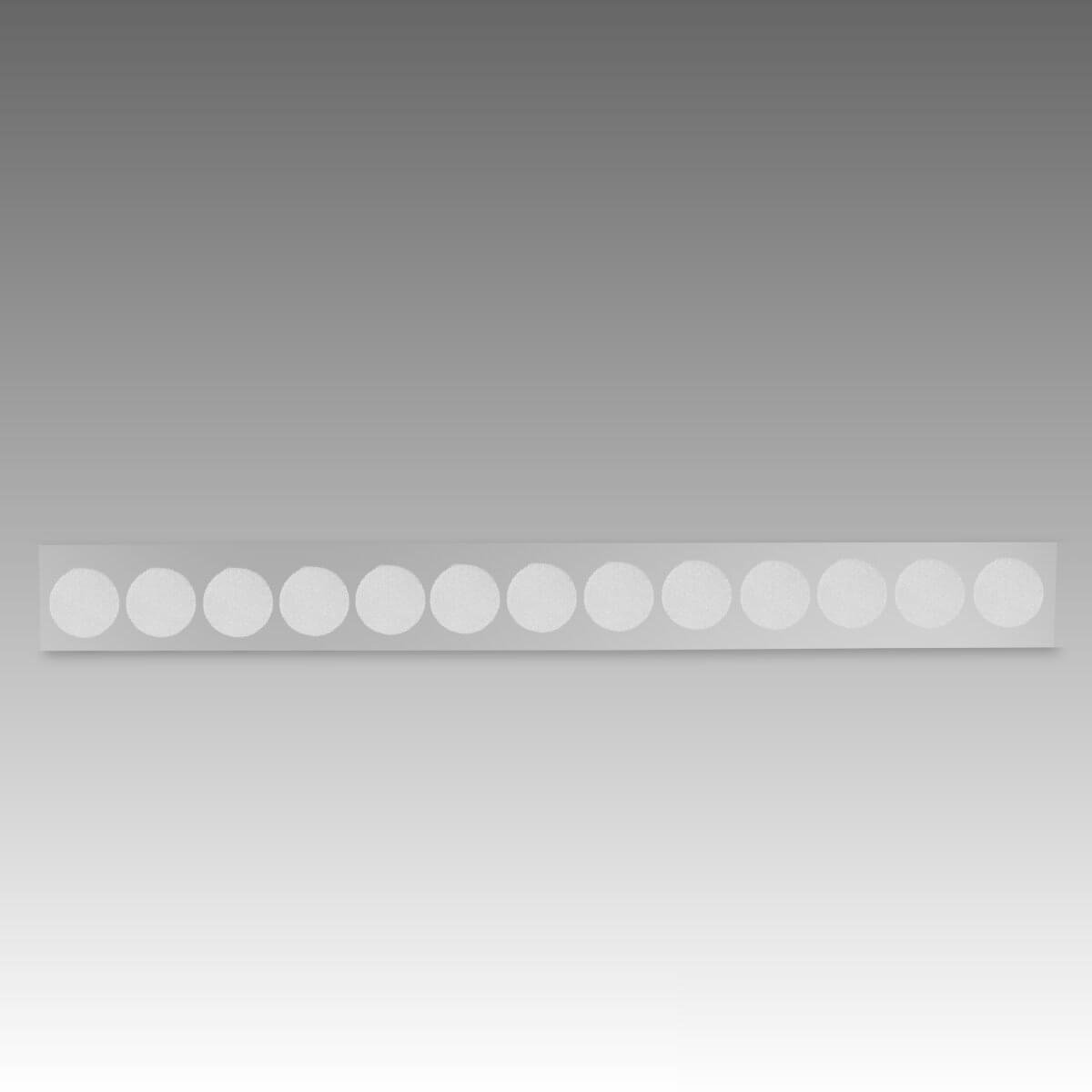 MASHPAPER Flauschpunkte Klettpunkte selbstklebend | weiß oder schwarz | Durchmesser frei wählbar | 33 mm weiß 856033