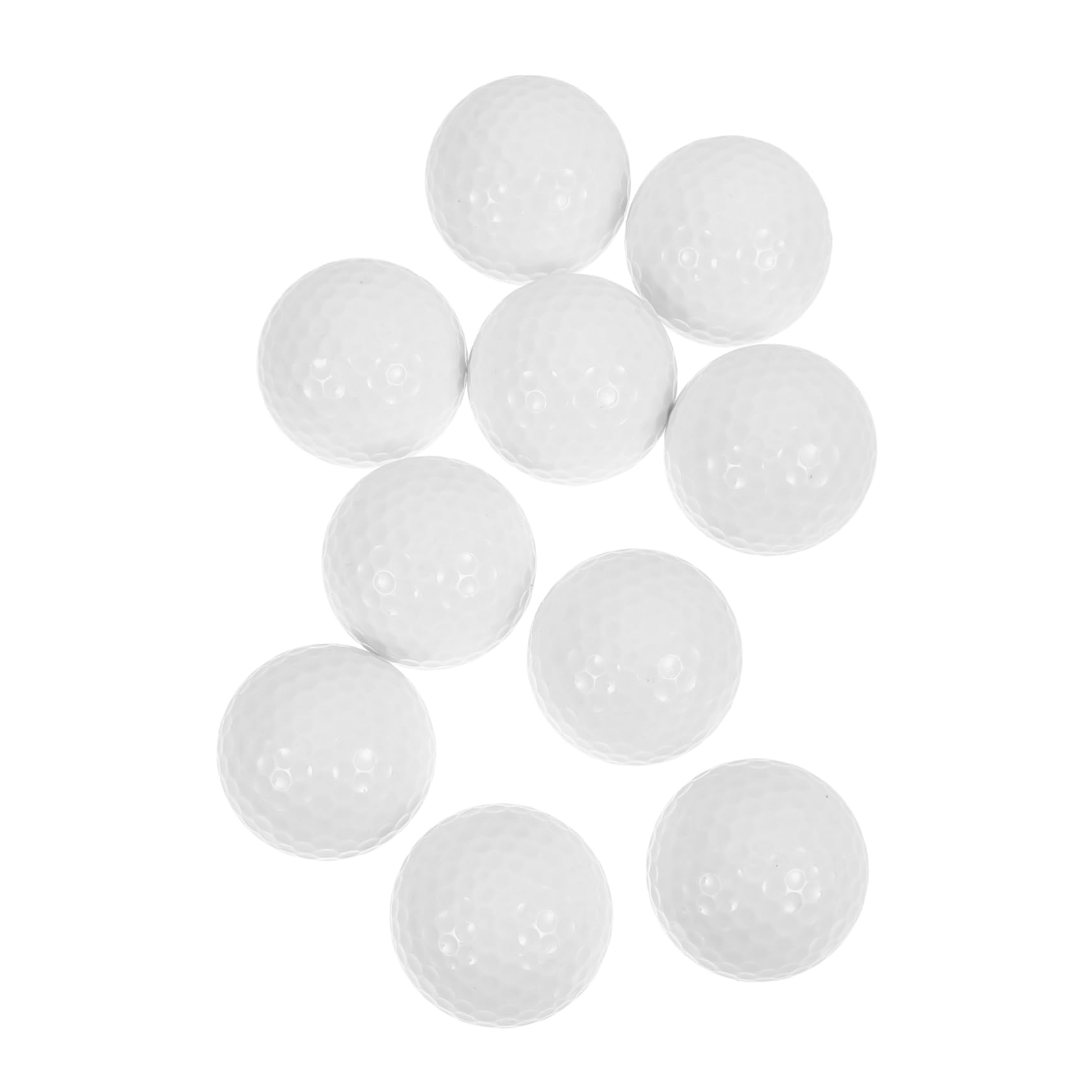 MUSISALY Door Golfing Ball Practice 10pcs Lightweight Sports Training for Beginners Pros