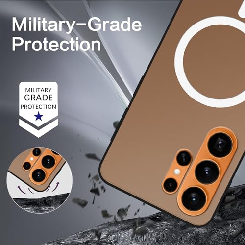Image of amazon basics Luxury Paper Thin Case Cover for Samsung Galaxy S26 Ultra 5G | Matte Finish | Compatible with magsafe | (Black, Samsung Galaxy S26 Ultra 5G)