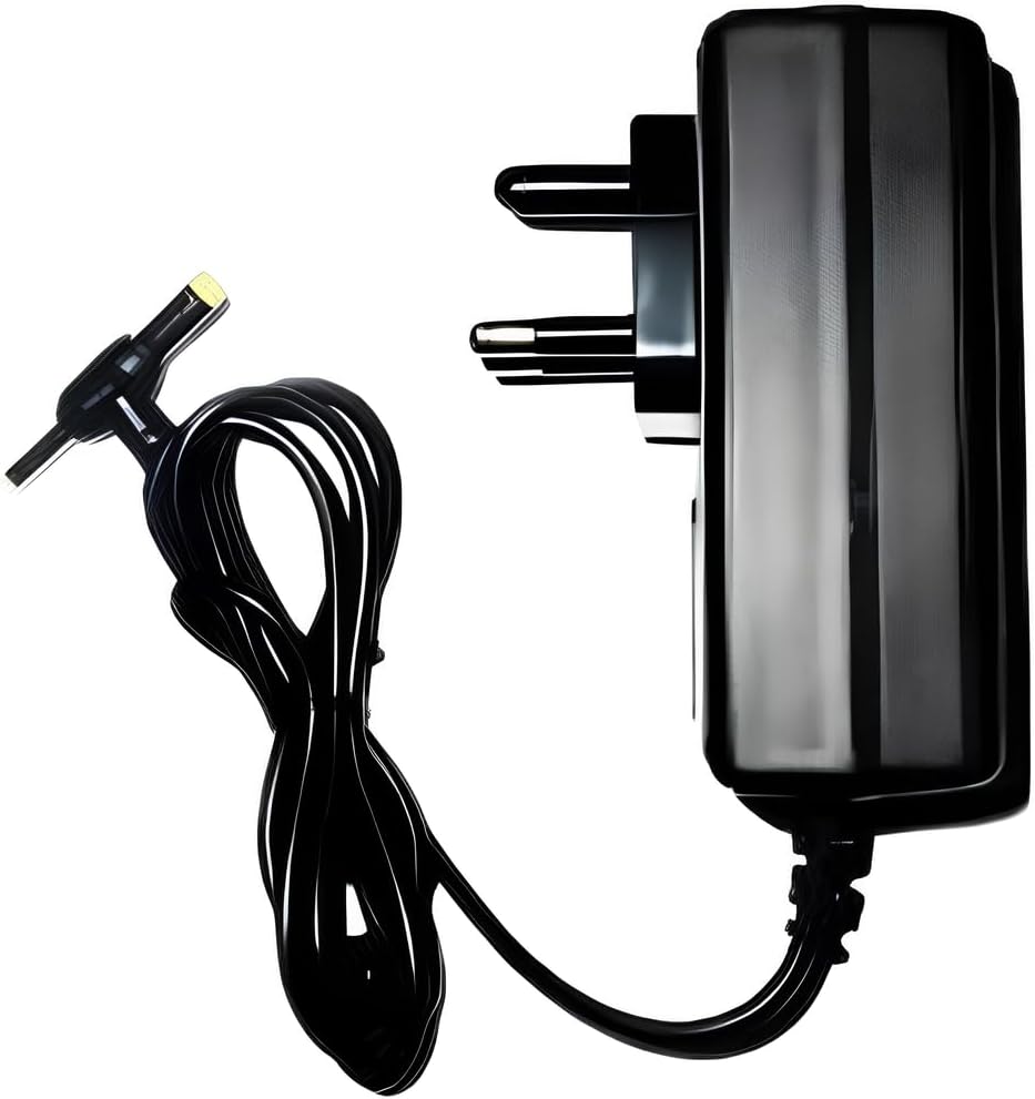 Elegant Casa 12V 2A DC-2 Pin Power Adapter, Supply, Charge, SMPS for PC, LCD Monitor, TV, LED Strip, CCTV,12 Volt 2 Amp Power Adapter (12V-2AMP-2PIN), Black