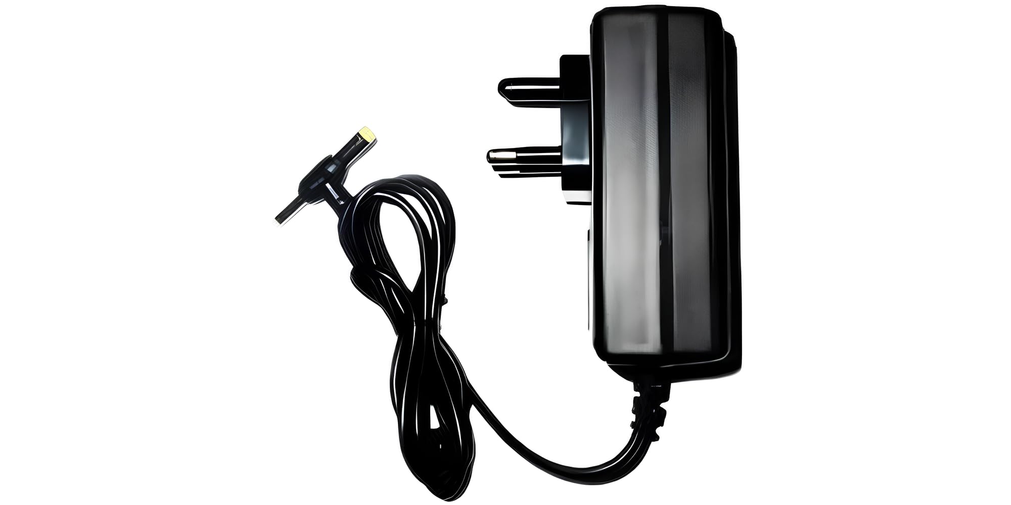 Elegant Casa 12V 2A DC-2 Pin Power Adapter, Supply, Charge, SMPS for PC, LCD Monitor, TV, LED Strip, CCTV,12 Volt 2 Amp Power Adapter (12V-2AMP-2PIN), Black