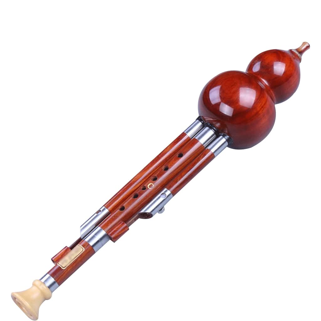 Woodwind Handmade Hulusi C Flutes Cucurbit Flute B Ethnic Instrument Cucurbit Silk Professional Adult Performance