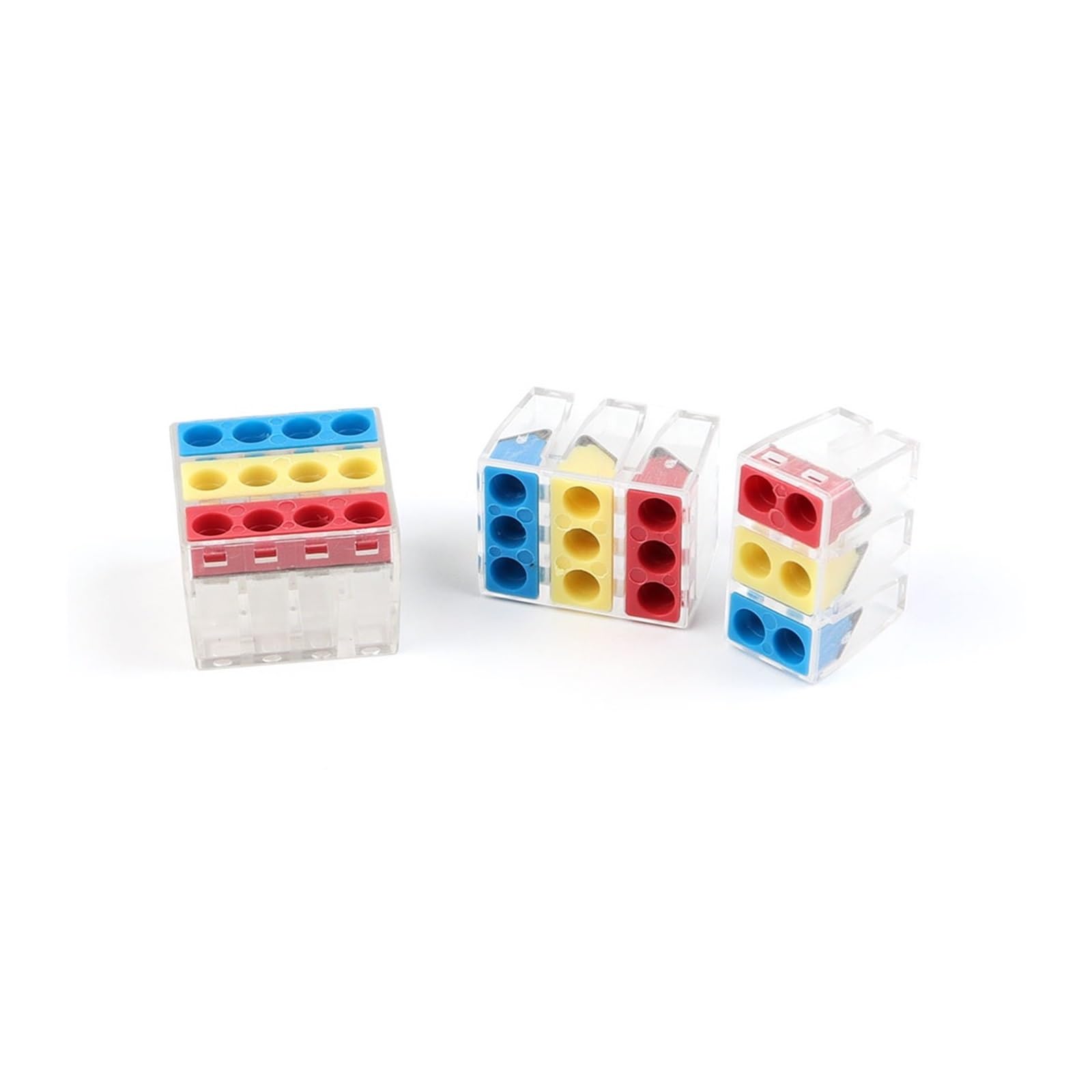 10 PCS Triple P Wires are Connected to The Quick Wiring Terminal Split-Line Connector 3 in 3 Out / 3 in 6 Out / 3 in 9 Out(3103 10PCS)