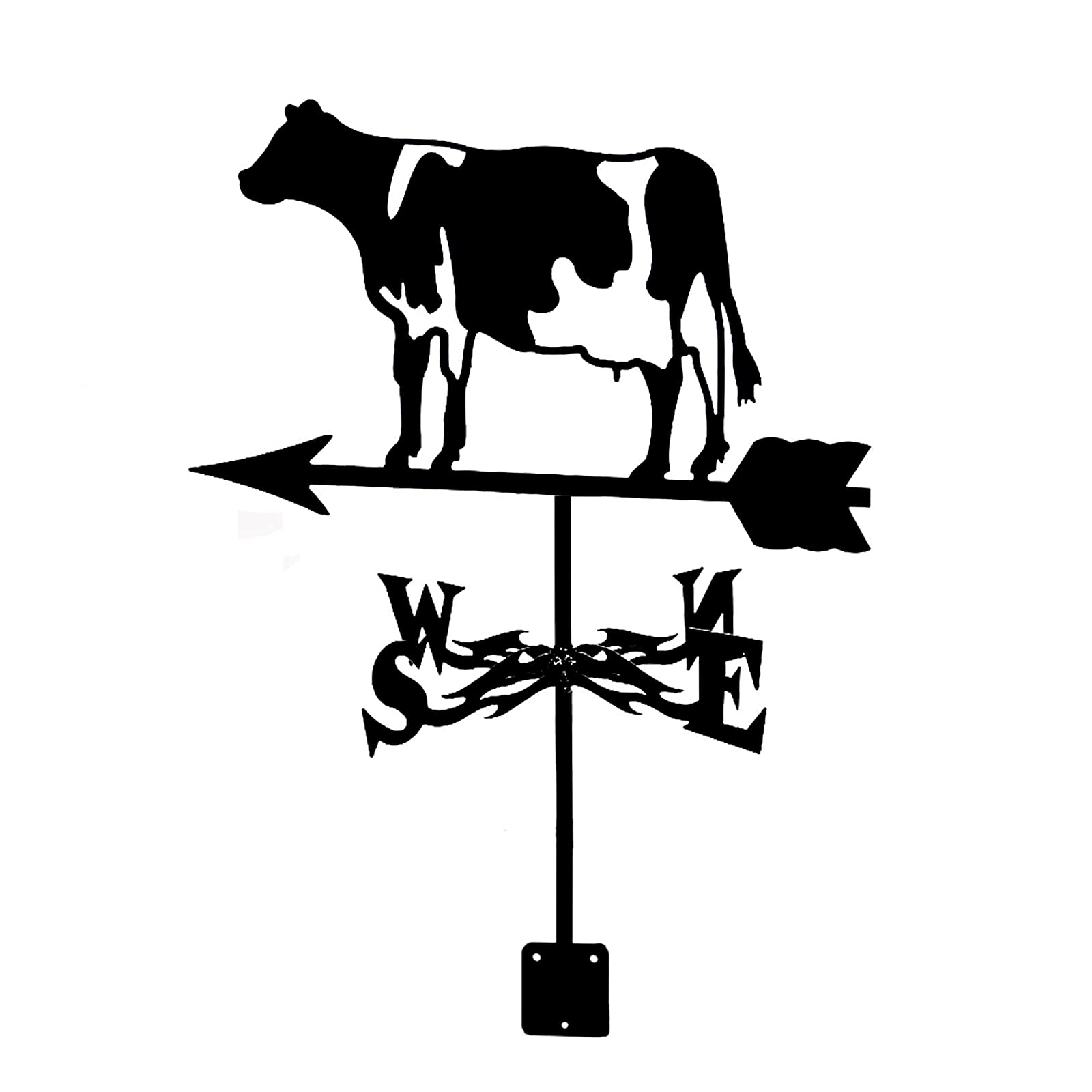 Weathervane Stainless Steel Weather Vane Practical Wind Vane Measuring Tools Farm Scene Home Outdoor Garden Wind Direction Indicator Crafts Ornament