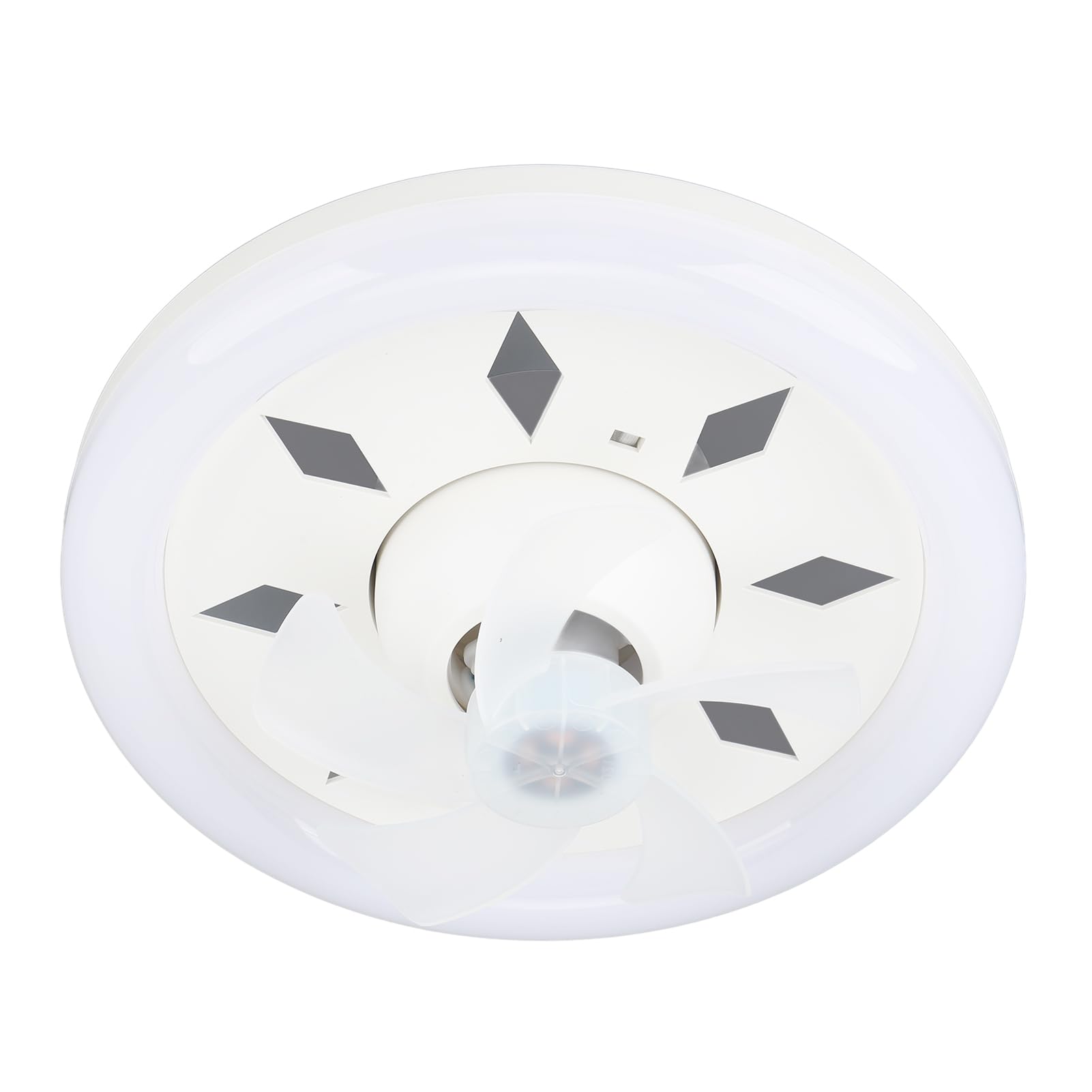 Ventilateur de plafond 5 pales silencieux E27 à intensité variable