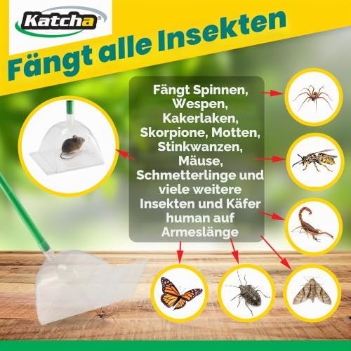 The Big Bug Katcha - Hvata ih sve, velike i male, hvata paukove, ose, škorpione, žohare, muhe, smrdibube, miševe, žabe, gekone i još mnogo toga na dohvat ruke; bez otrova; nema prljavštine; nema više paukova - Ultimate Spider Catcher