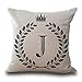 Einfache Englisch Alphabet Gedruckt Weiche Kissenbezug Dekokissen Fall Englisch Brief Auto Sofa Kissenbezug Wohnaccessoires 45 * 45 cm Kreative und Nützliche