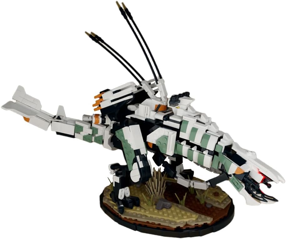 Zero Dawnn Thunderjaw Building Toy, 1067 PCS Thunderjaw Adventure Horizon Game Monster Model Building Blocks, Idea Display Gift for Game Fans Boys Adults