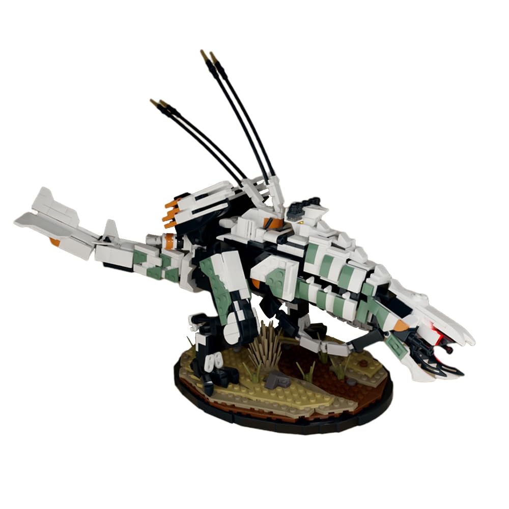 Zero Dawnn Thunderjaw Building Toy, 1067 PCS Thunderjaw Adventure Horizon Game Monster Model Building Blocks, Idea Display Gift for Game Fans Boys Adults