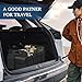 Femuar Car Trunk Organizer with Large Capacity Waterproof Car Accessories for Women & Men, Collapsible Trunk Organizer for Suv/Jeep/Sedan (Black, Standard)