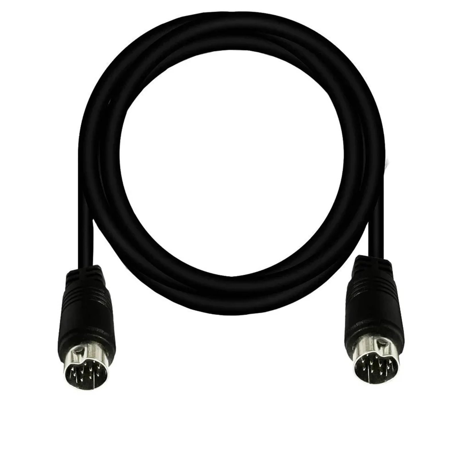 Mini DIN 10-pinowy męski na żeński/męski na męski/żeński do żeńskiego kabel audio do odbiornika telewizyjnego, monitora, projektora, odbiornika audio (M do M, 0,5 m)