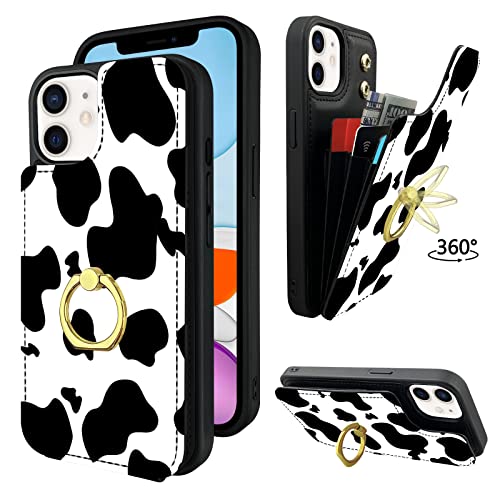 Étui portefeuille iPhone 11 porte-carte RFID et support rotatif 360