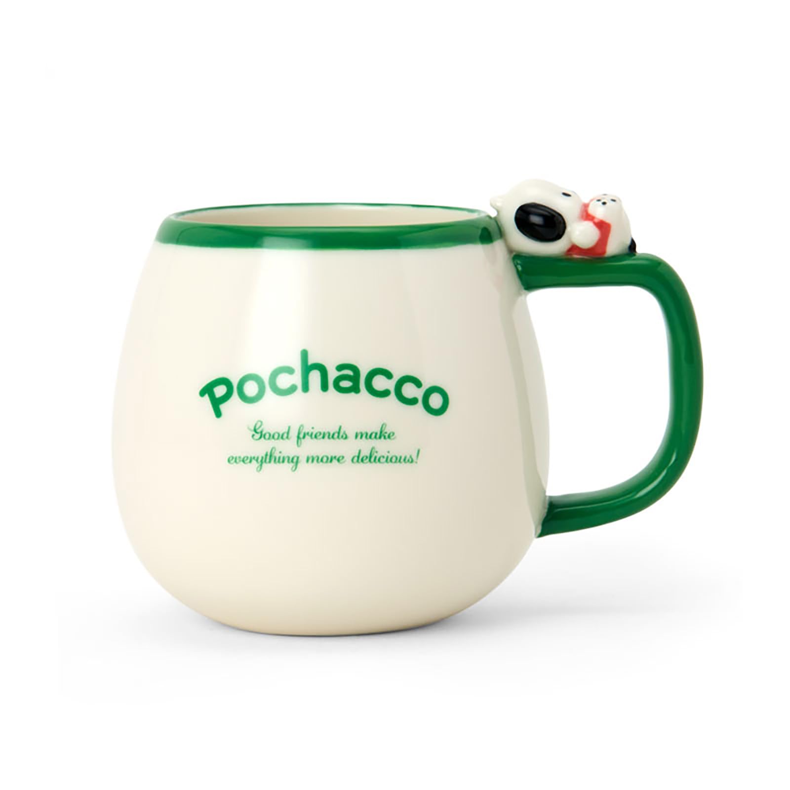 Sanrio Pochacco Mascot Mug Ceramic Coffee Cup 13.5oz Character Japan