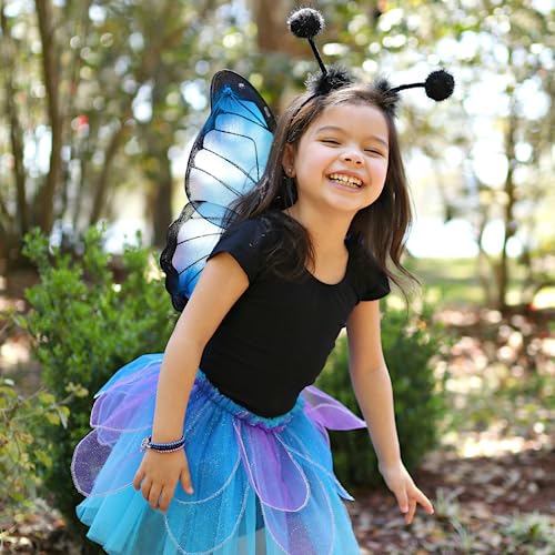 Disfraz Completo Mariposa Medianoche Talla 4-6 Niño/a miniatura 3