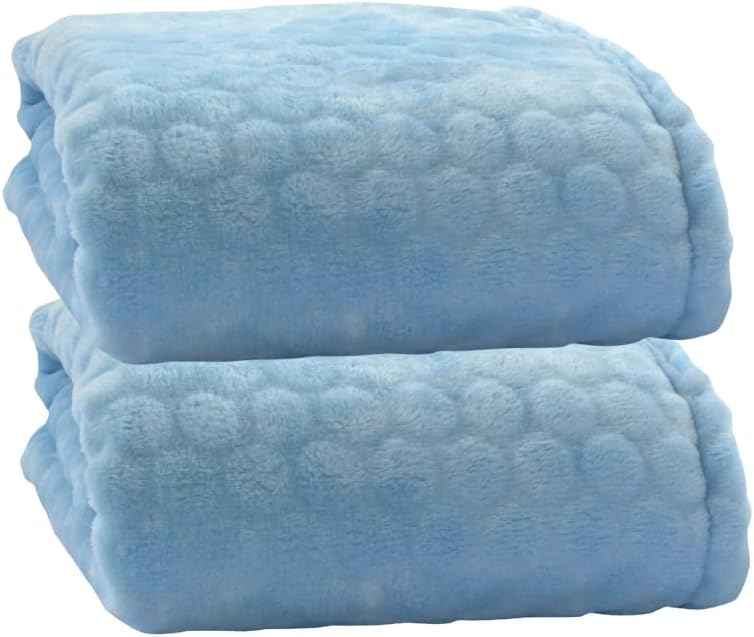 Clair de Lune | Soft Marshmallow Baby Blanket | TWIN PACK | 90 x 70 cm | Newborn Essentials