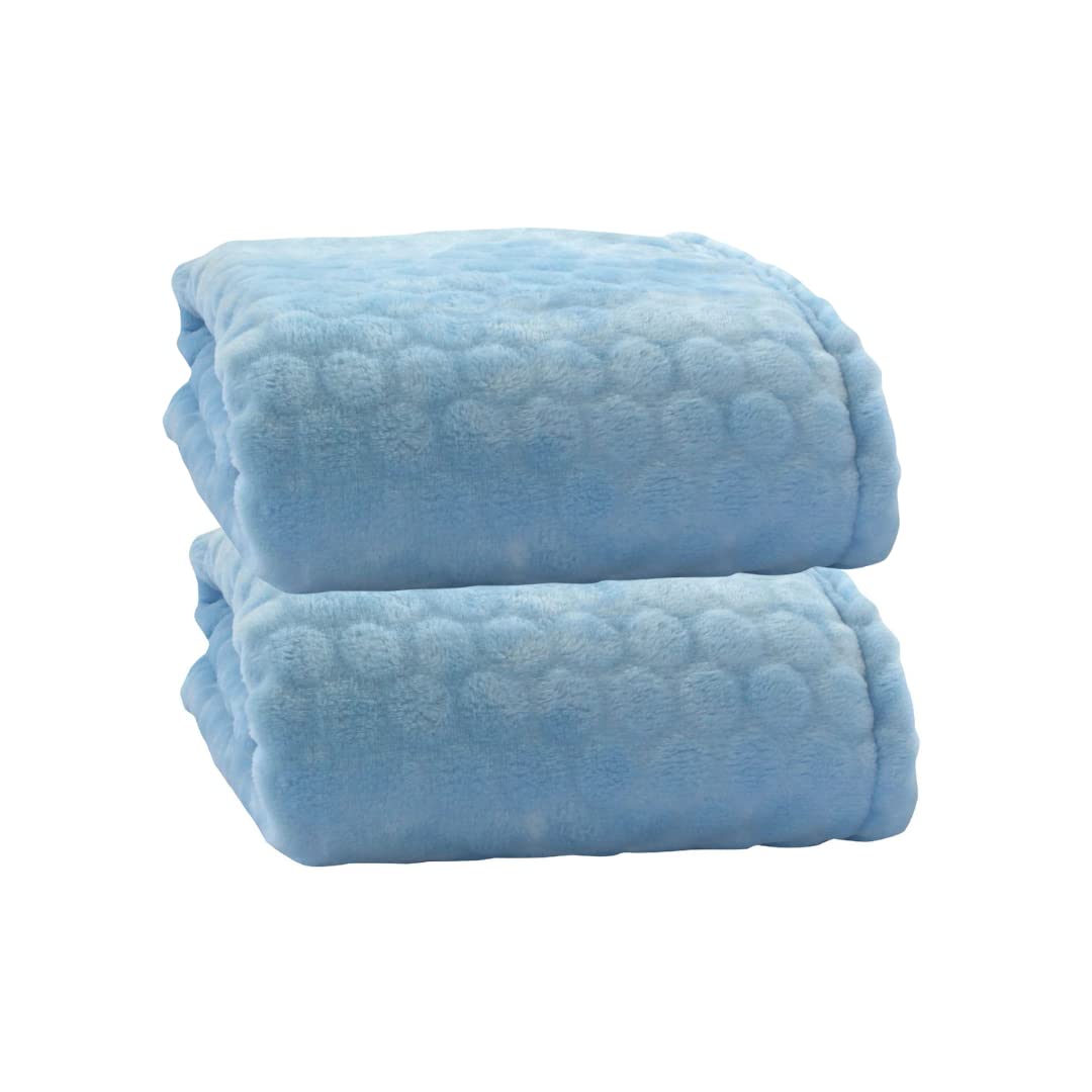 Clair de Lune | Soft Marshmallow Baby Blanket | TWIN PACK | 90 x 70 cm | Newborn Essentials