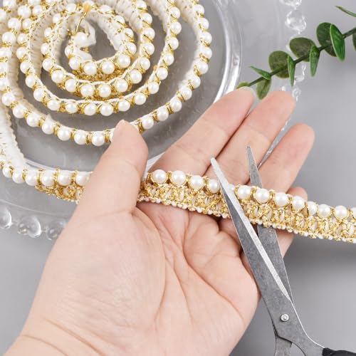 Urroma S6-UR01277-CA-FBA Gold Pearl Lace Trim thumb #4