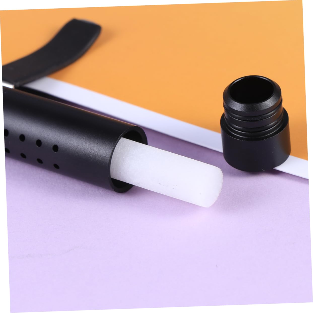 iplusmile 3pezzi Diffusore Di Per Auto Silicone Con Clip Per Ventilazione Profumo Per Auto Con Bastoncino Di Ricambio Design Elegante e Funzione Per Eliminare Odori Sgradevoli Nero