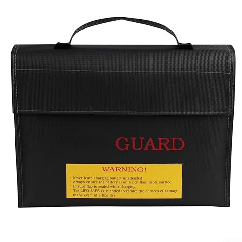 Lithium Polymer Battery Protection Bag with Fire Resistant Material, Ensures