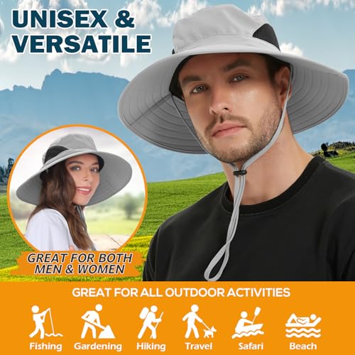 image for EINSKEY Wide Brim Sun Hat, UPF 50+ UV Protection Waterproof Packable B