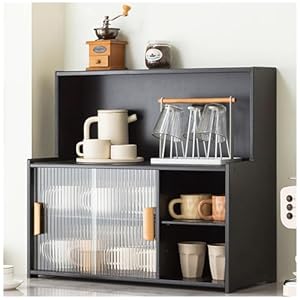 Generisch Moderner Küchenschrank mit Glastüren 61x67