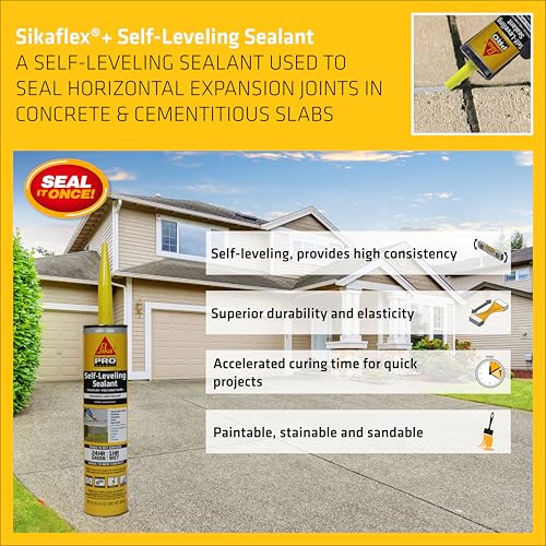 Sika 91065 Flex Self Leveling Sealant, Gray, Polyurethane With An Accelerated Curing Capacity For Sealing Horizontal Expansion Joints In Concrete thumb #3