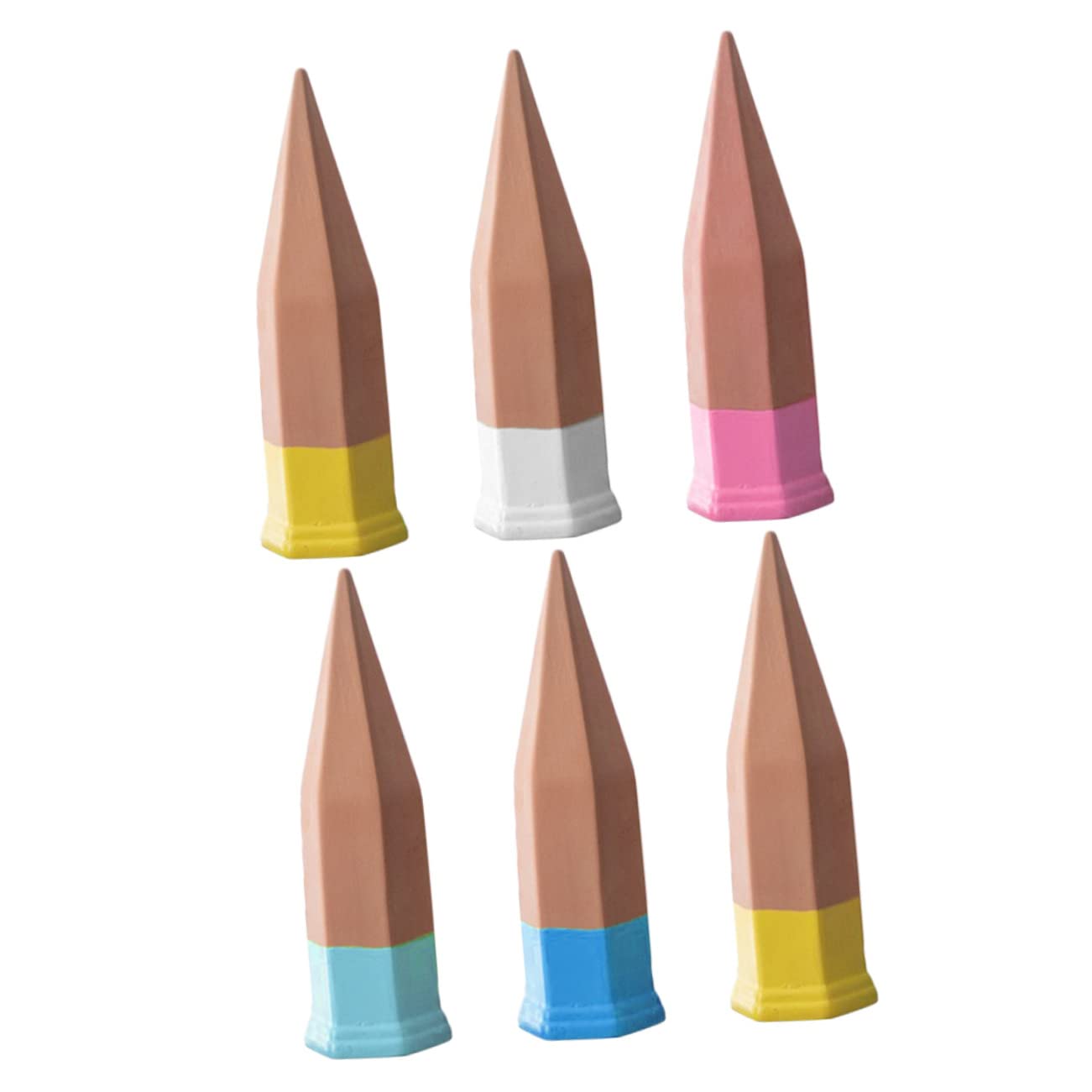 CIMAXIC 6pcs Water Seepage Dripper Watering Pots Purifier Automatic Waterer Spikes Pump Soaker Hose Slow Release Waterer Sprinkler Hydroponics Fountain Automatic Drip Irrigation Kits Earth