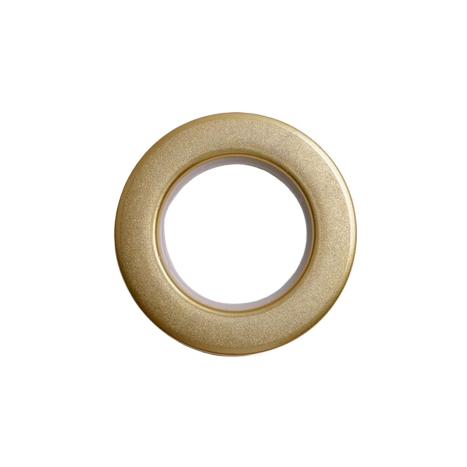 Curtain Grommets 80Pairs Home Decoration Curtain Accessories Colors Plastic Rings Eyelets For Curtains Grommet Top for Curtains Drape(Golden)