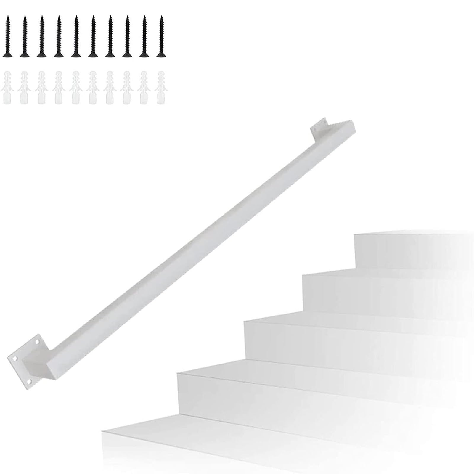 Main courante pour escalier intérieur et extérieur style moderne