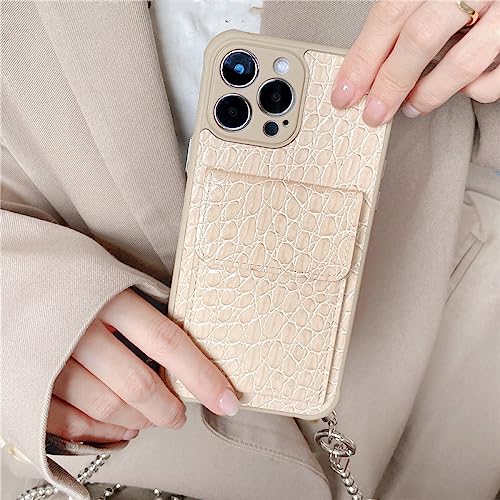 Étui fente carte iPhone résout le risque de chute avec son cordon collier cuir
