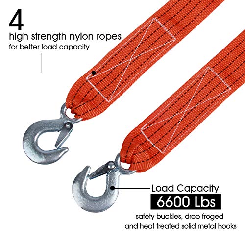 JCHL 20ft 10,000LB Recovery Strap