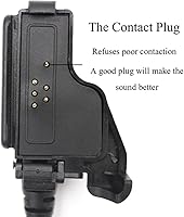 Vista 7 de Micrófono de hombro de solapa compatible con Motorola Radio XTS1500 XTS2500 XTS3000 XTS3500 XTS5000 XTS5000r JT1000 HT1000 MTS2000 MTX9000 MTX9000