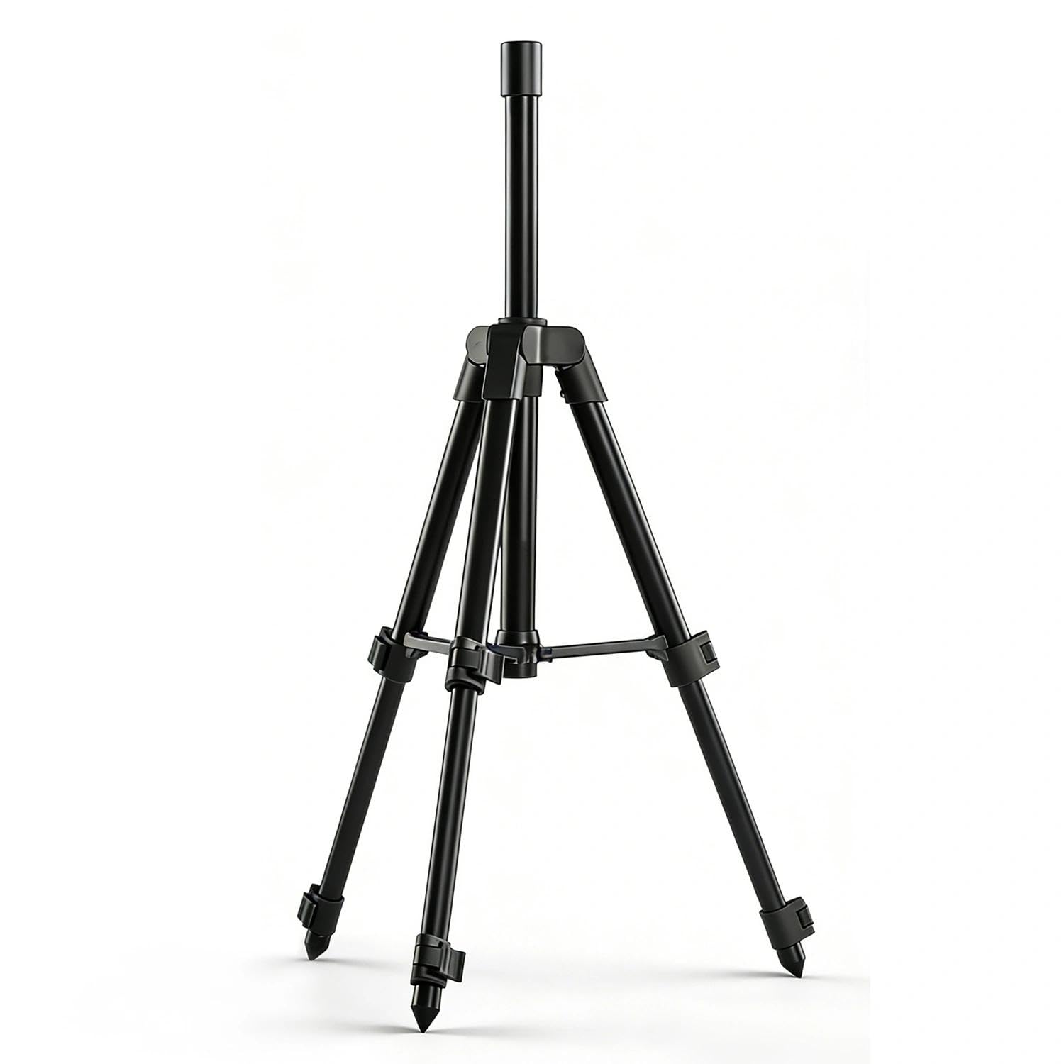 Tissting Adjustable Fishing Rod Tripod Aluminum Alloy Fishing Tripod Rod Holder with Adjustable Height, Portable Folding Telescopic Fishing Rod Tripod Stand for Outdoor