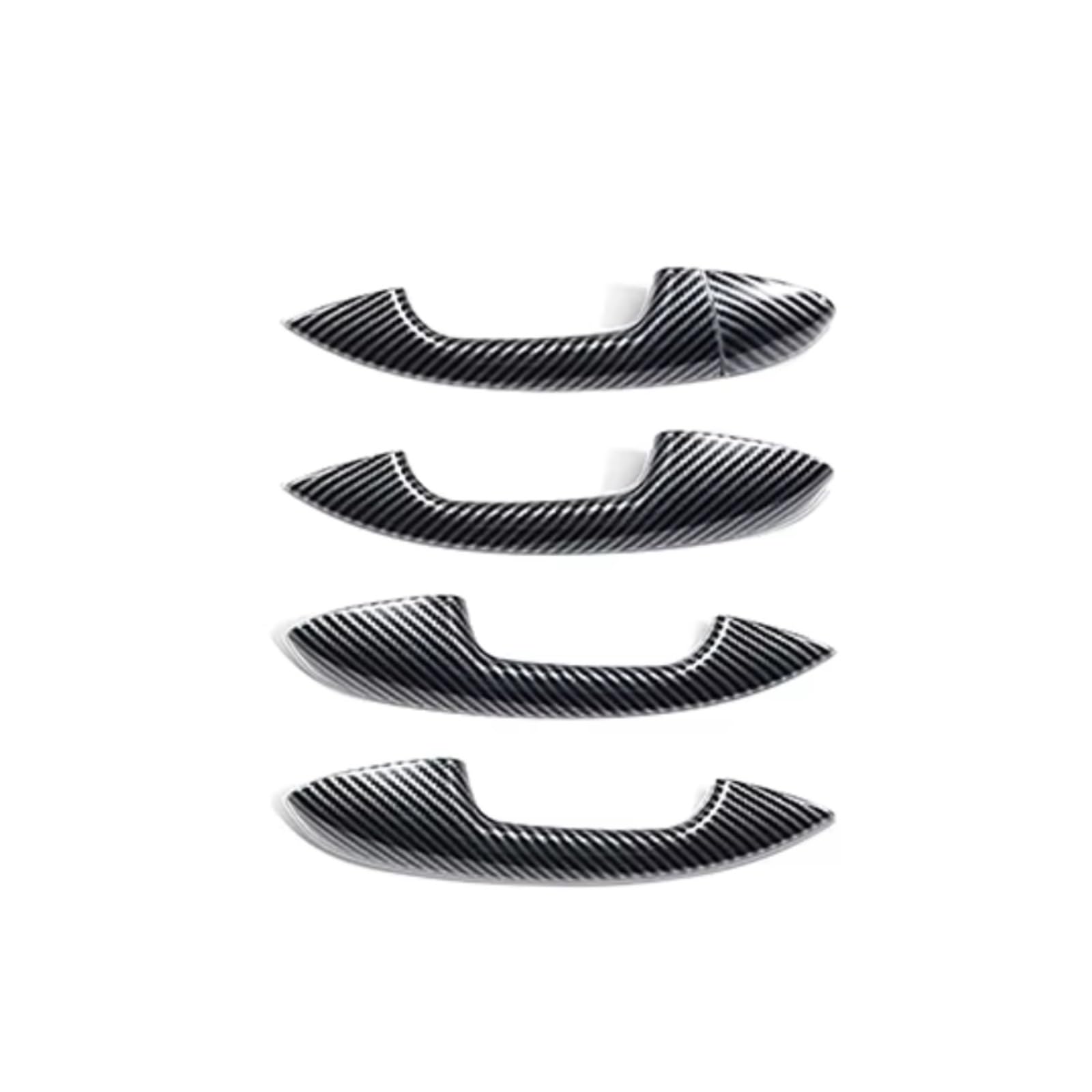 Zcxfdthf Carbon Style Lhd Door Handle Covers Part Compatible With Benz For W205 2015-2021 For W213 2016-2023 Car Exterior Door Handle Cover Trim Set Parts(Carbon Style Lhd)