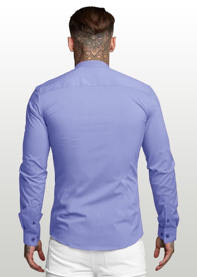 Image of Noble Monk Men's Full Sleeve Shirt | Casual Shirt for Men | Stylish Cotton Blend | Comfortable Everyday Wear | Button Down Clothing | Travel & Outdoor Apparel